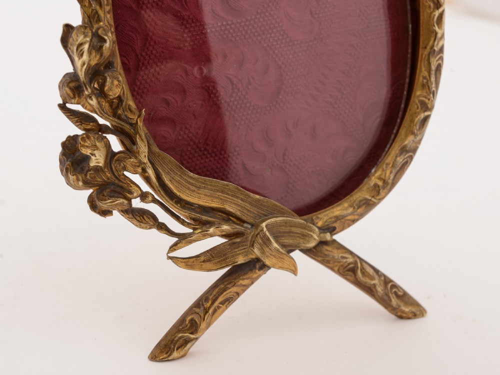 French Brass Photo Frame, Circa 1900 View IV