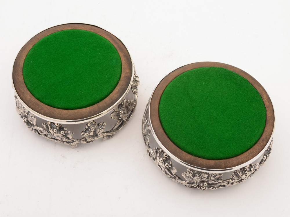 Pair of Elkington Wine Coasters, 1853 View II