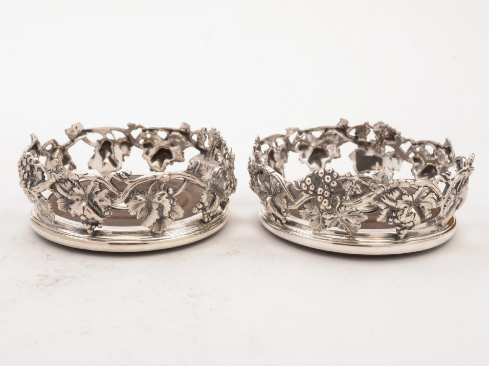 Pair of Elkington Wine Coasters, 1853 View III