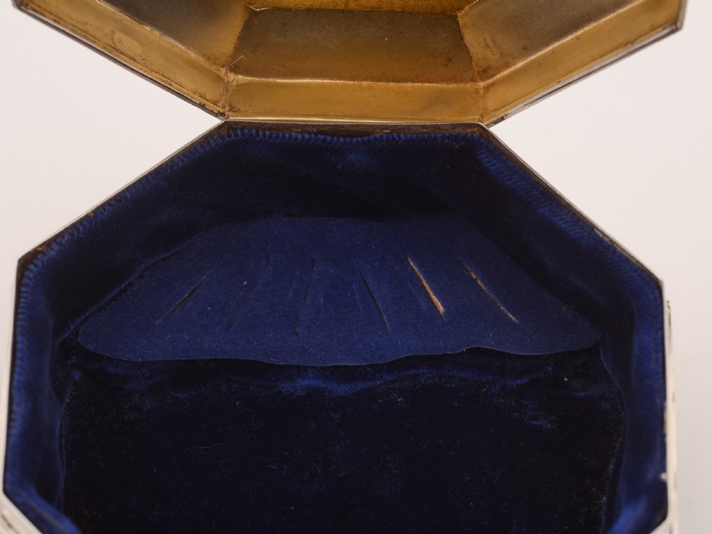 Art Deco Silver Jewellery Box, Chester 1924 View VI