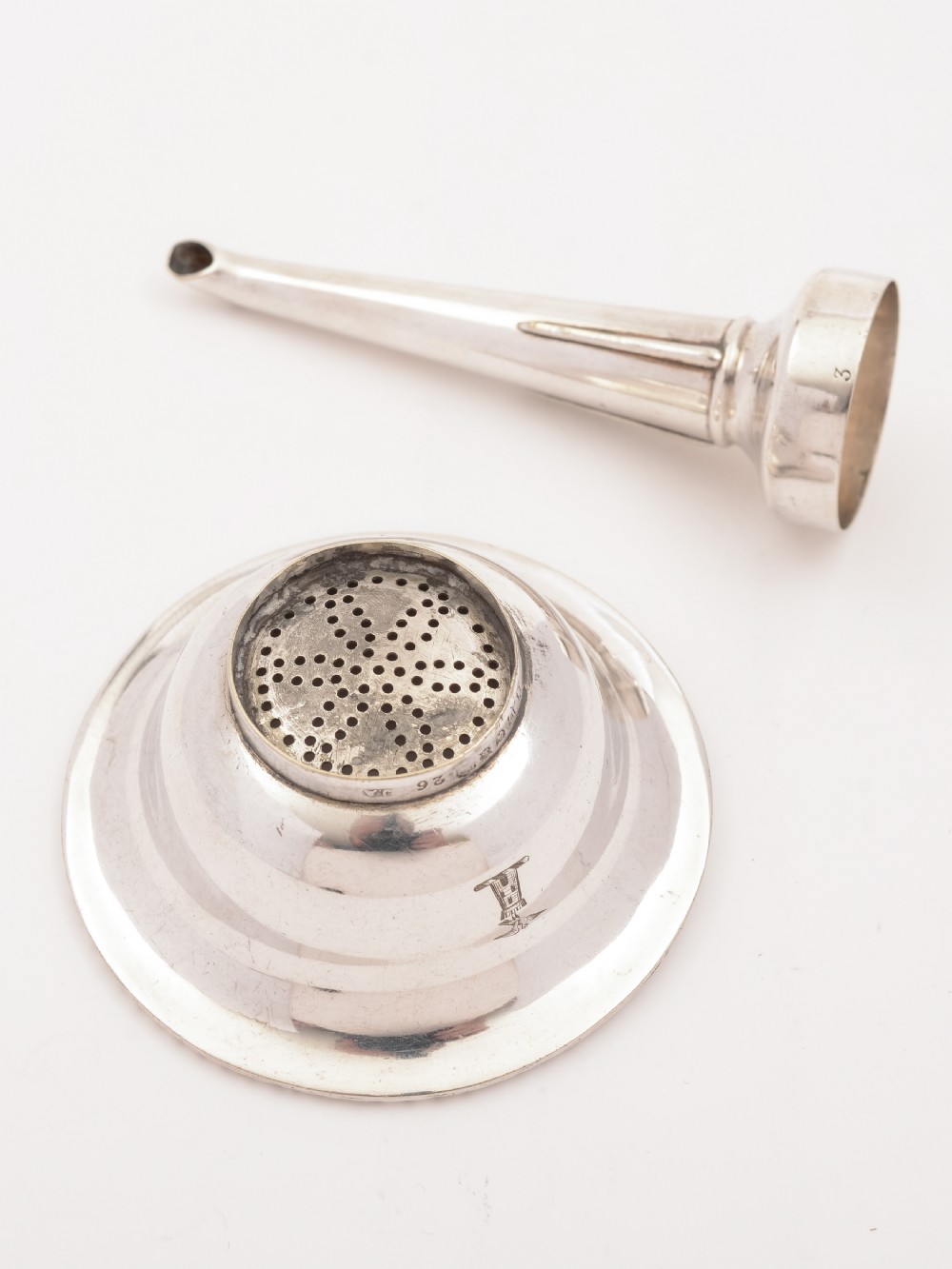 Victorian Silver Plated Wine Funnel, Circa 1890 View III