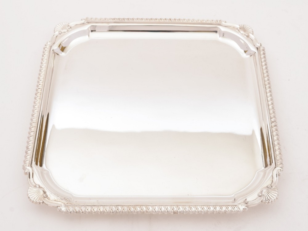 Art Deco Silver Plated Salver, Circa 1930