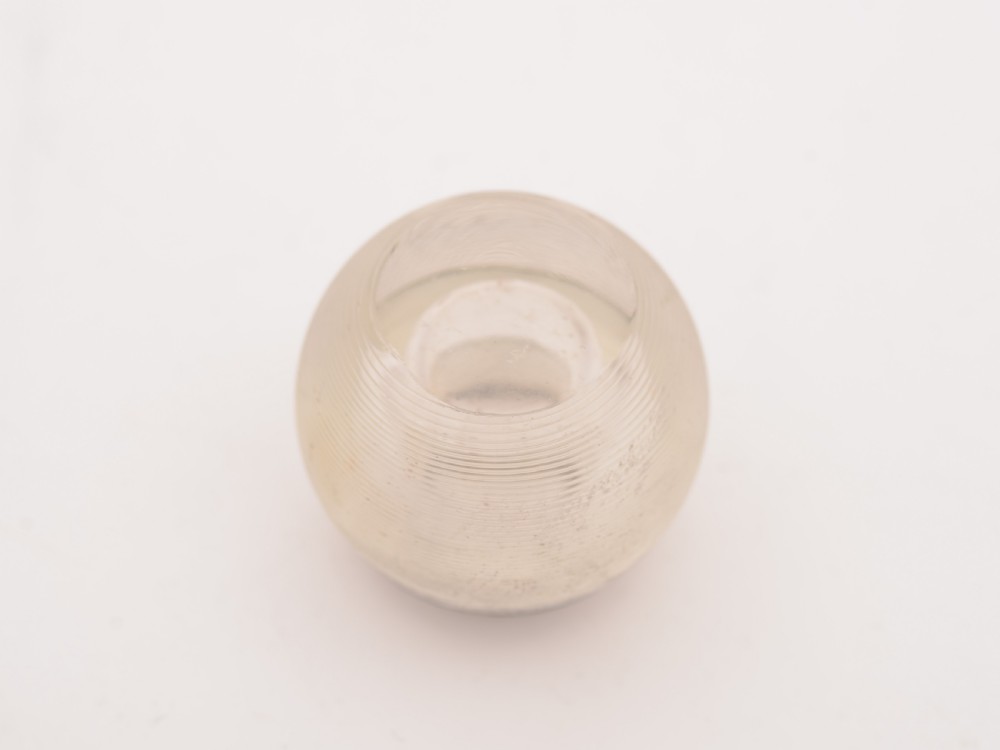 Silver Topped Glass Match Striker, Birmingham 1923 View II