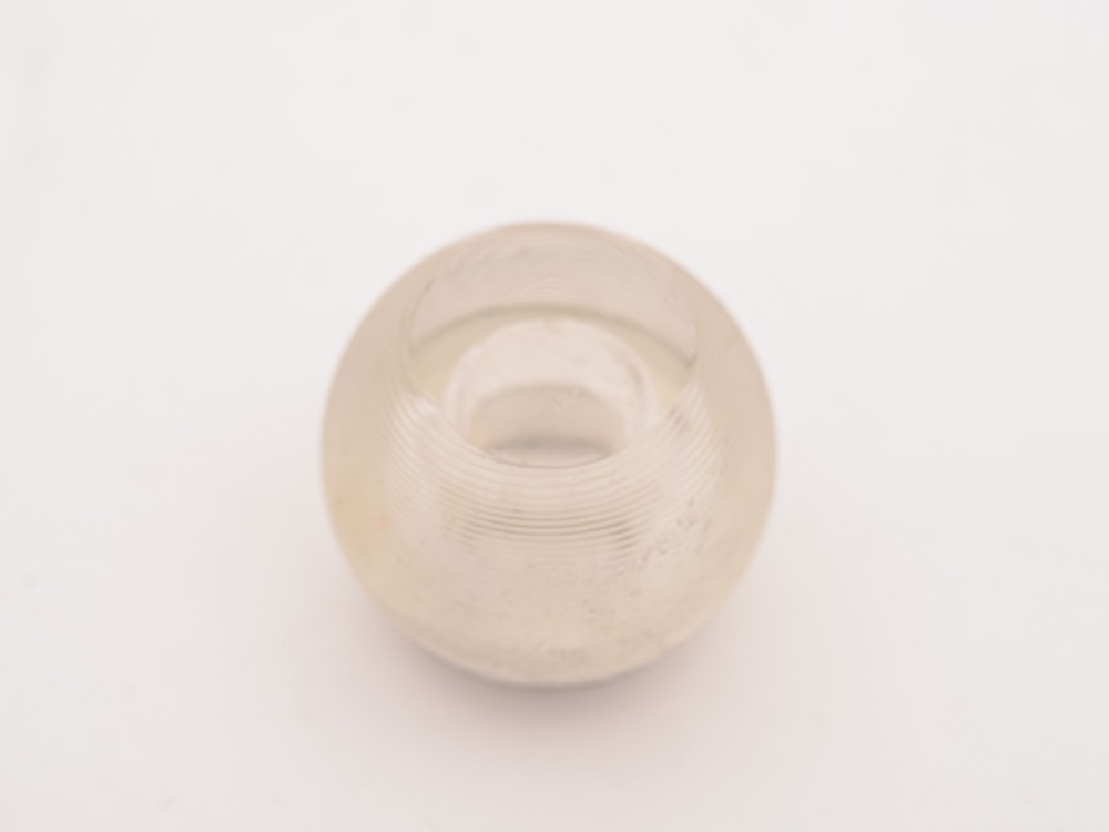 Silver Topped Glass Match Striker, Birmingham 1923 View III