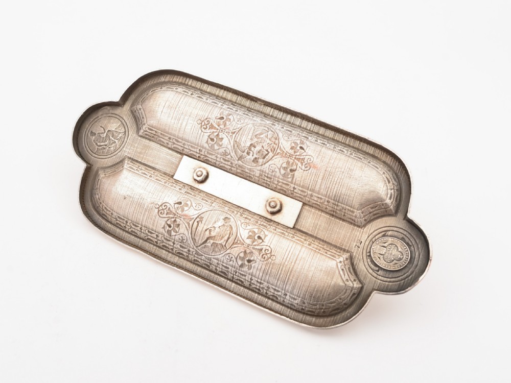 Elkington Mason & Co Double Pen Tray, Circa 1860 View II