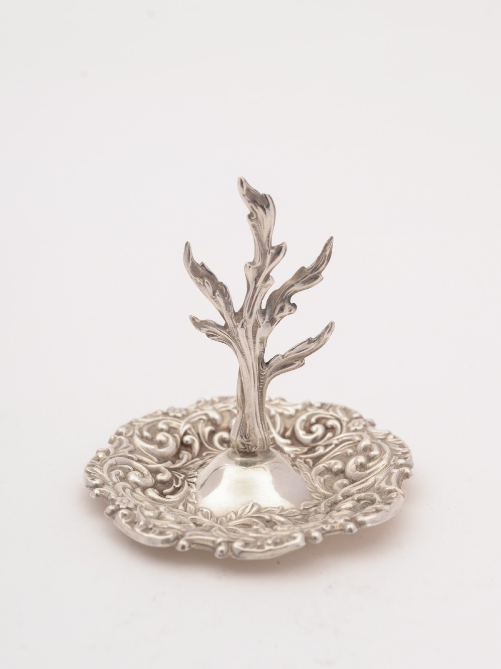Edwardian  Silver Ring Tree, Birmingham 1904