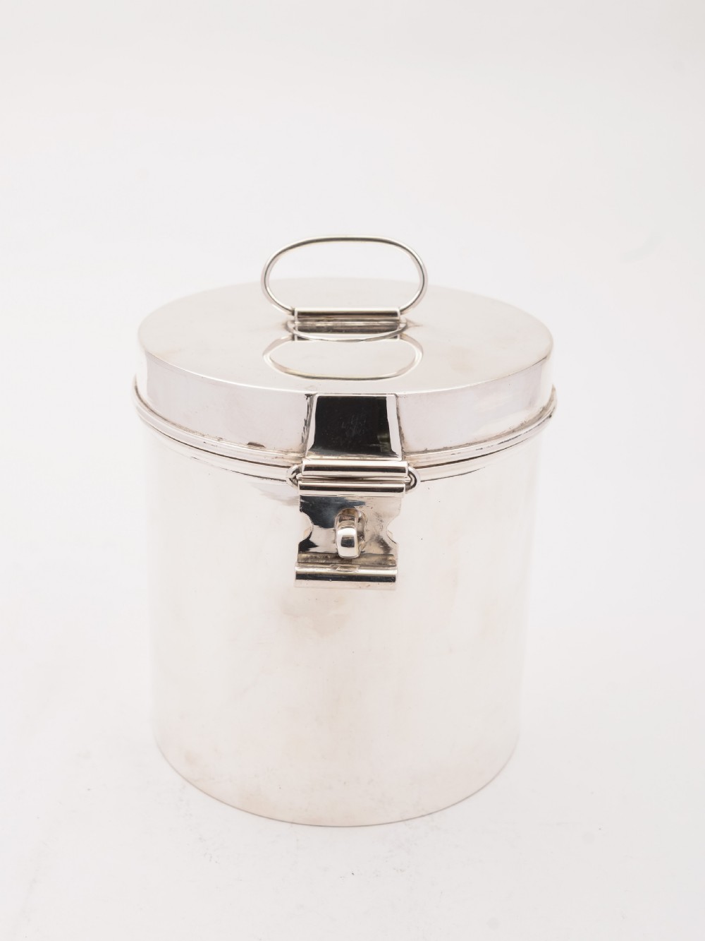 Victorian Novelty Silver Plated Biscuit Barrel, Circa 1890
