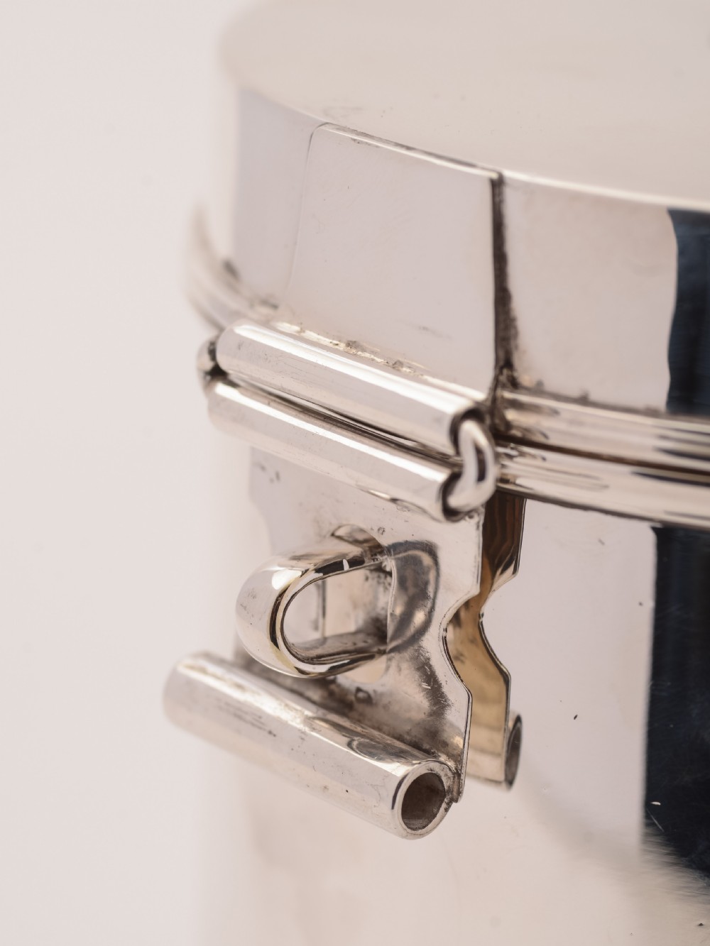 Victorian Novelty Silver Plated Biscuit Barrel, Circa 1890 View V
