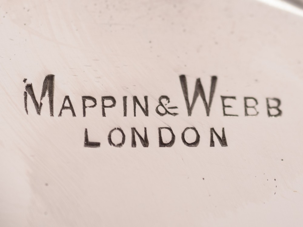 Edwardian Silver Card Tray, Sheffield 1908 View III