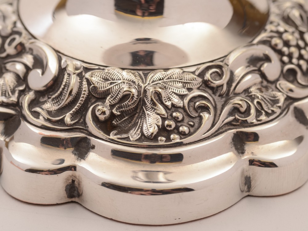 Pair of Silver Plated Candlesticks, Circa 1920 View III
