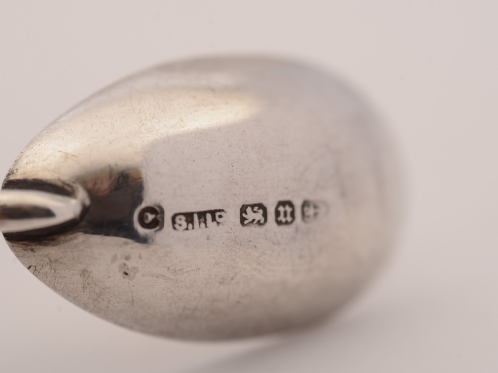 Art Nouveau Silver Mustard Pot, Birmingham 1903 View VI