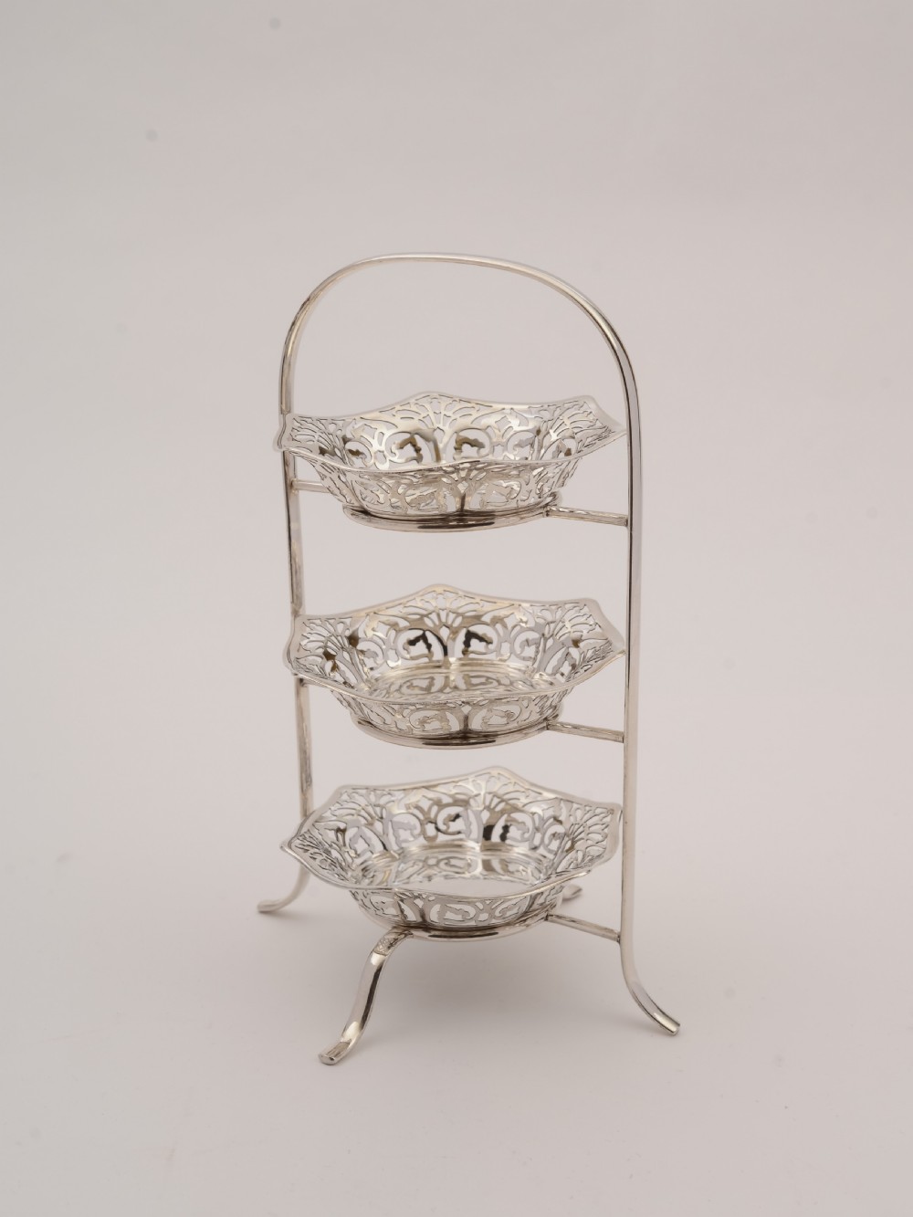 Edwardian Silver Plated Bon Bon Dishes, Circa 1905 View II