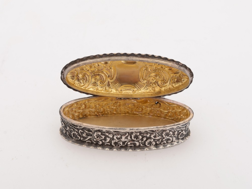 Edwardian Silver Snuff Box, Birmingham 1903 View III