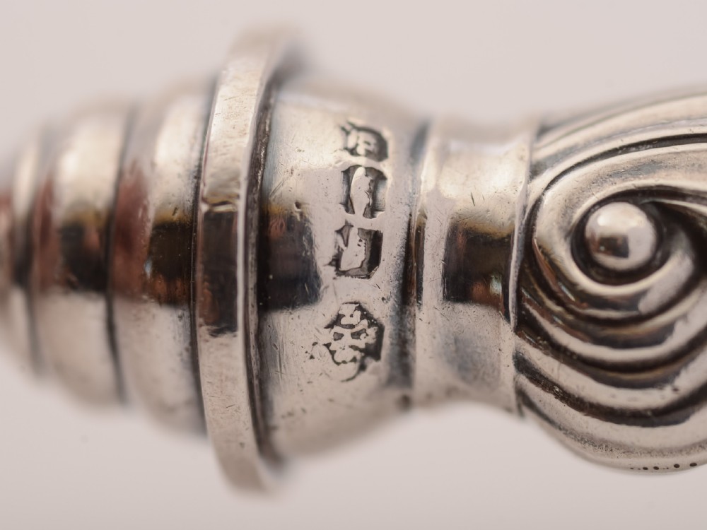 Silver and Antler Handled Stilton Scoop, Sheffield 1899 View III