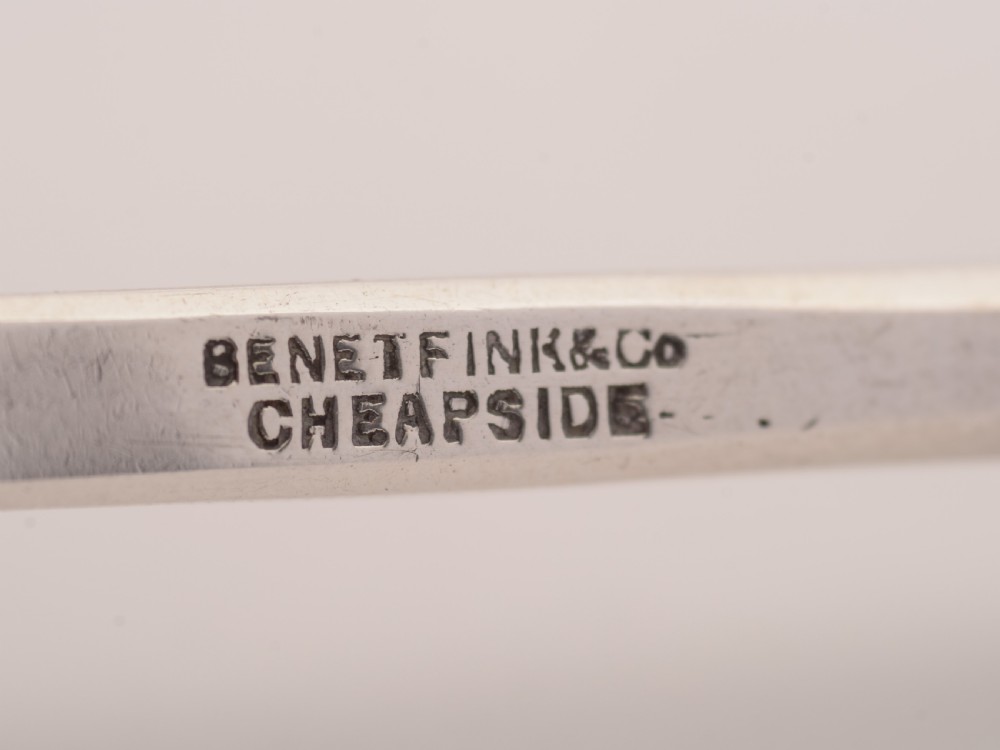 Silver and Antler Handled Stilton Scoop, Sheffield 1899 View IV