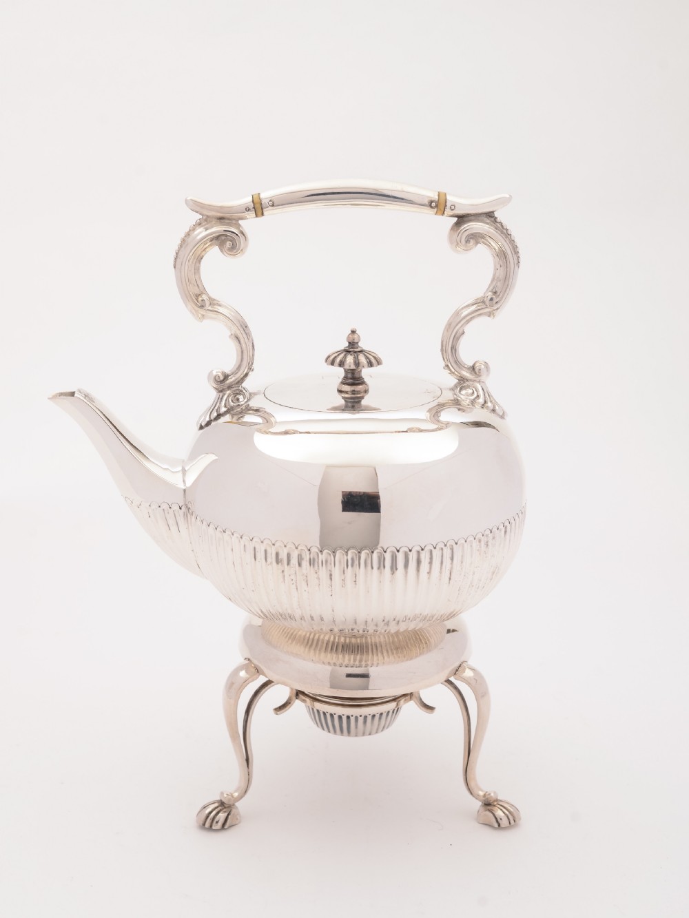 Edwardian Silver zplated Kettle on Stand, Circa 1905