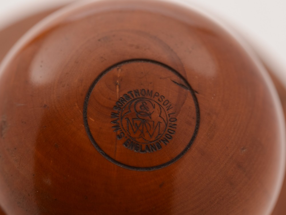 Turned Boxwood Medicine Bottle Holder, Circa 1905 View III