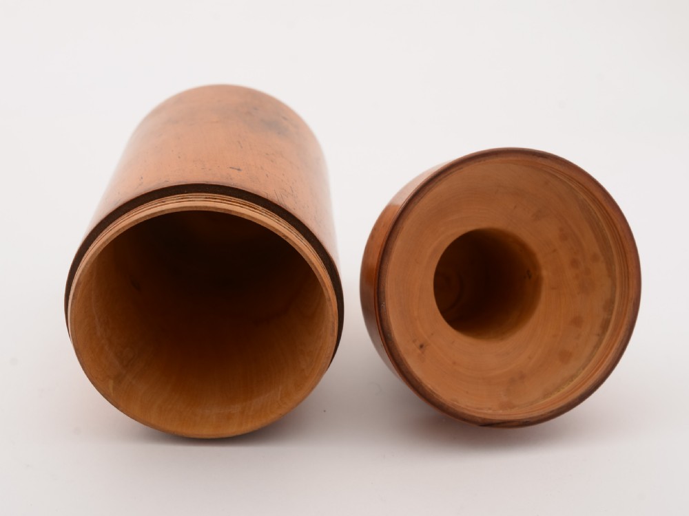 Turned Boxwood Medicine Bottle Holder, Circa 1905 View IV