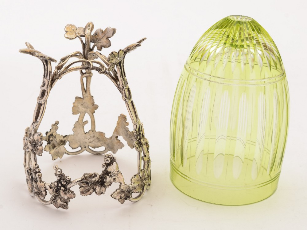 WMF Cut Glass Vase in Stand, Circa 1900 View II