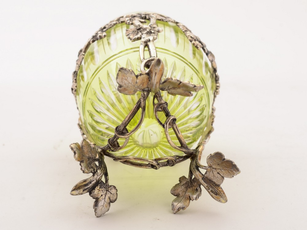 WMF Cut Glass Vase in Stand, Circa 1900 View IV