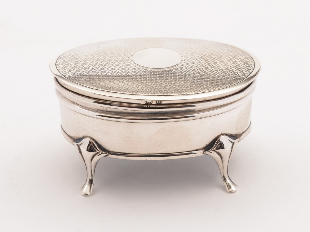 Silver Jewellery Box, Birmingham 1919
