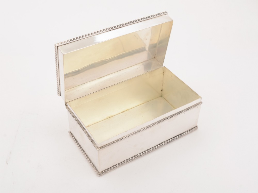 Silver Plated Biscuit Box, Circa 1920 View III