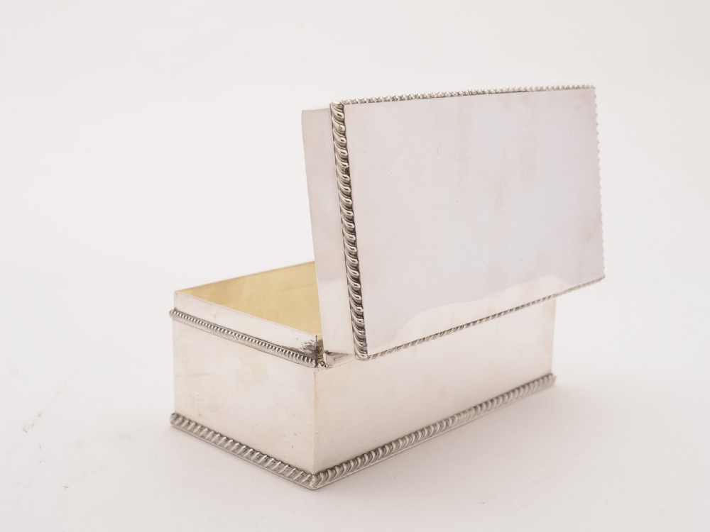Silver Plated Biscuit Box, Circa 1920 View IV