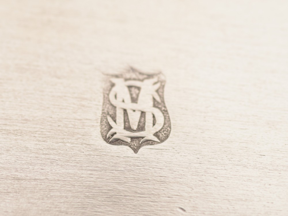 Silver Plated Biscuit Box, Circa 1920 View V