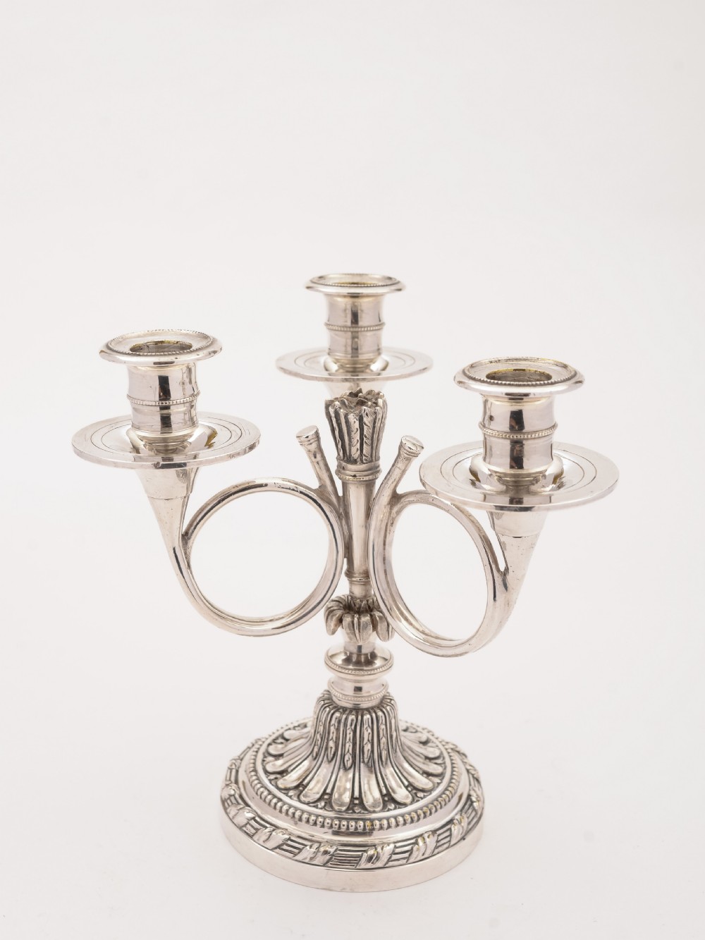 French Three Branch Candelabra, Circa 1900