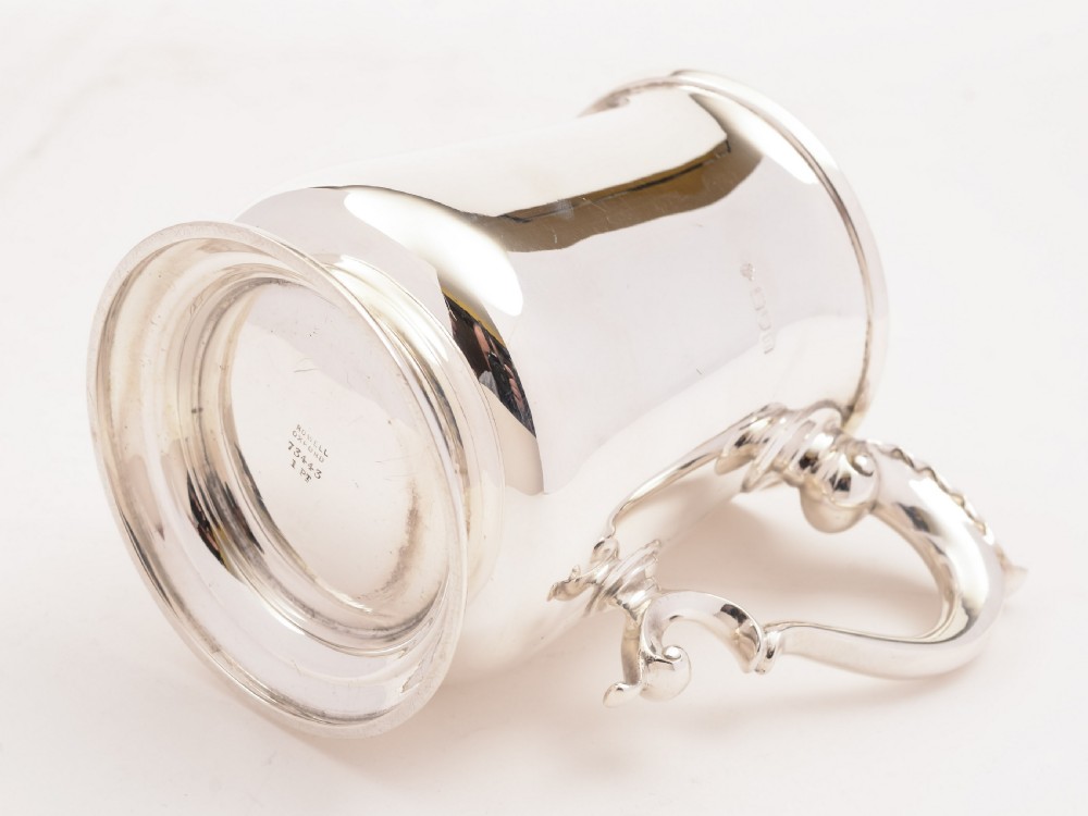 Edwardian Silver Tankard, London 1908 View II