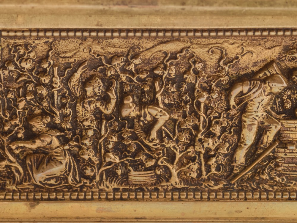 French Cast Brass Jewellery Casket, Circa 1880 View IV