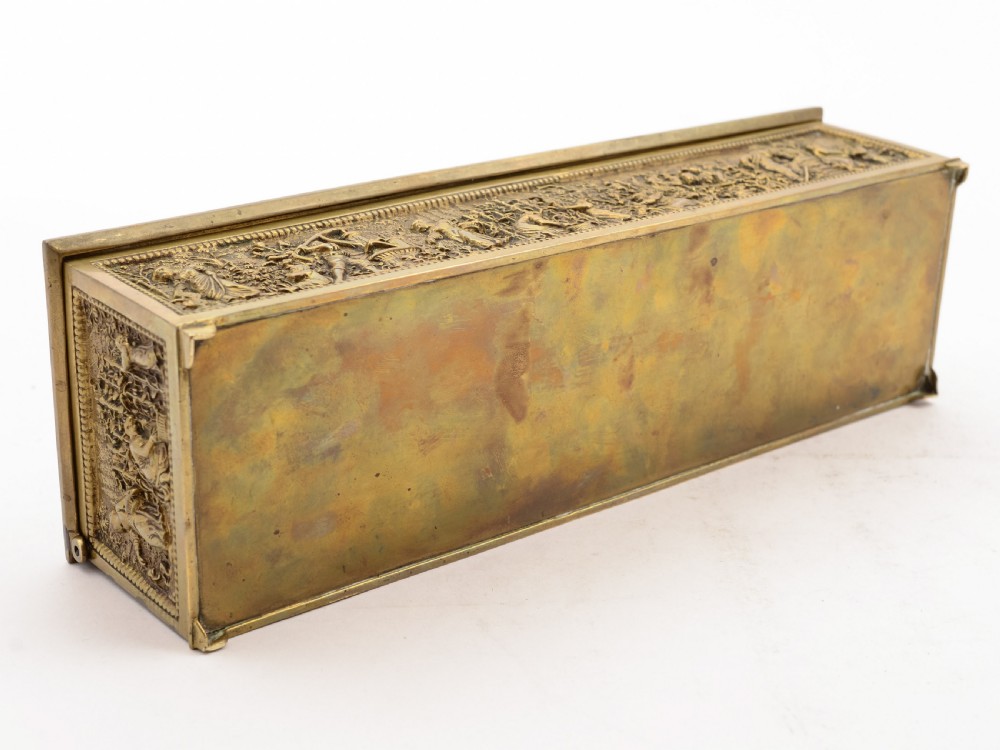 French Cast Brass Jewellery Casket, Circa 1880 View VI