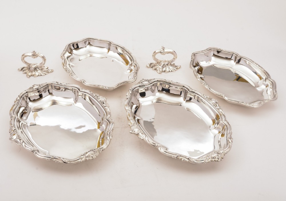 Pair of Victorian Entree Dishes, Circa 1880 View IV