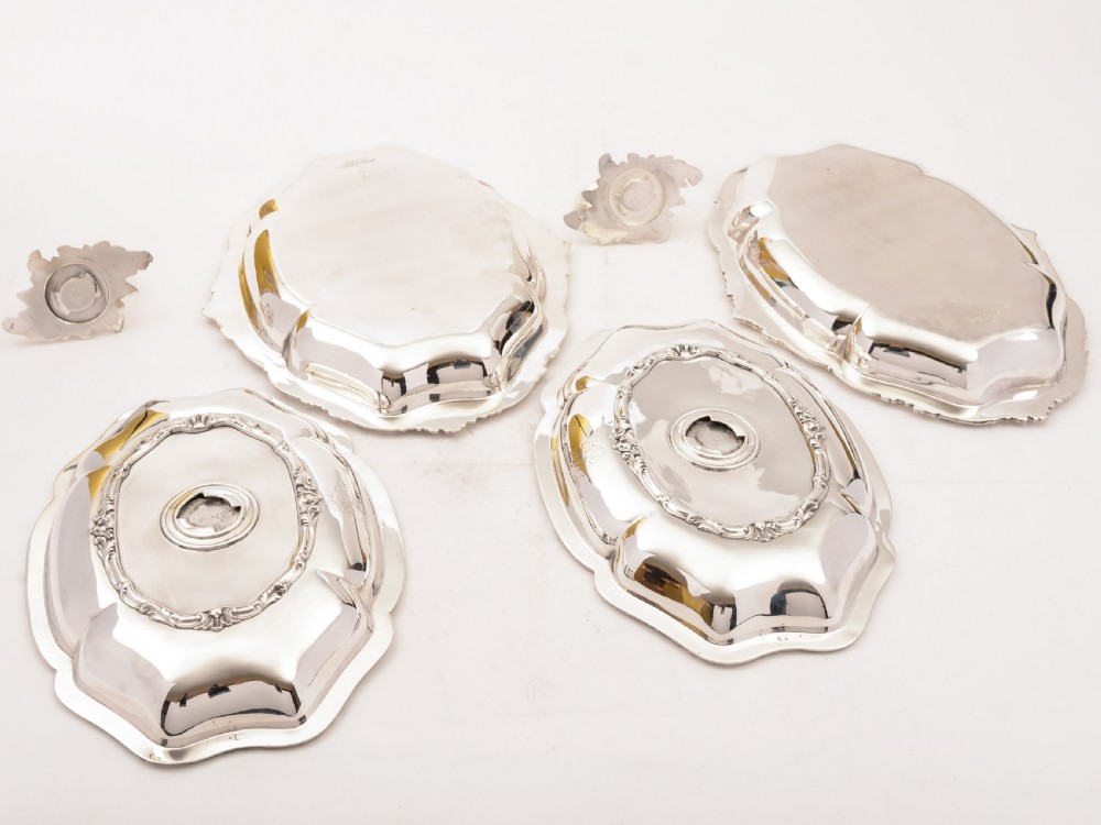 Pair of Victorian Entree Dishes, Circa 1880 View V