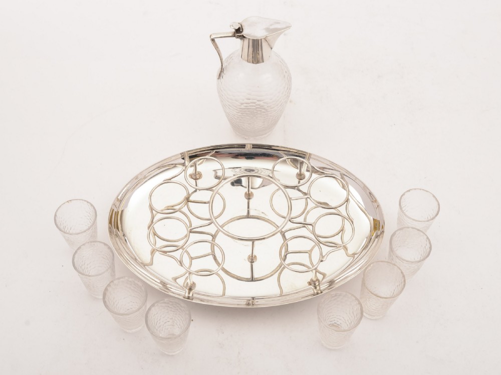 Edwardian Liqueur Set, Circa 1905 View II