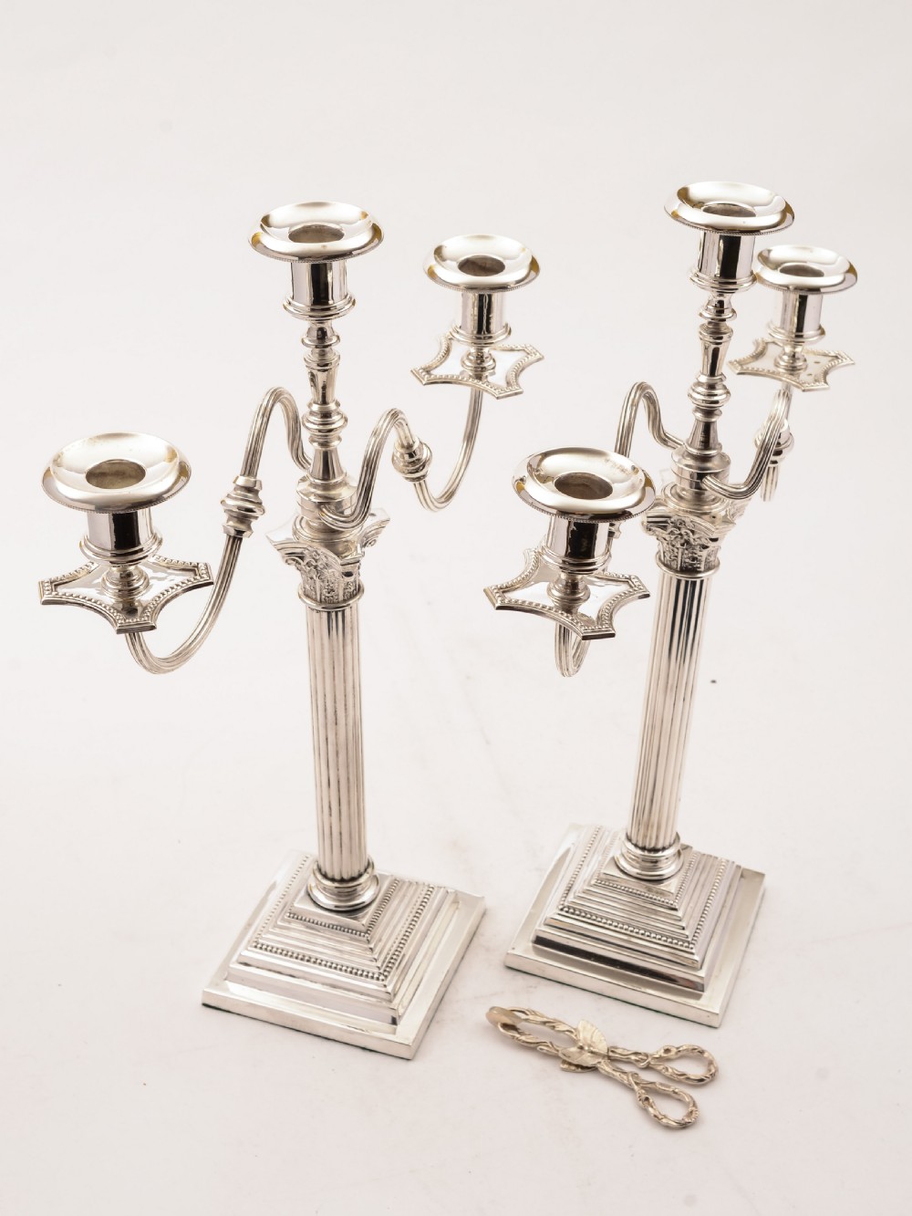 Pair of Large Edwardian Candelabras, Circa 1905 View V
