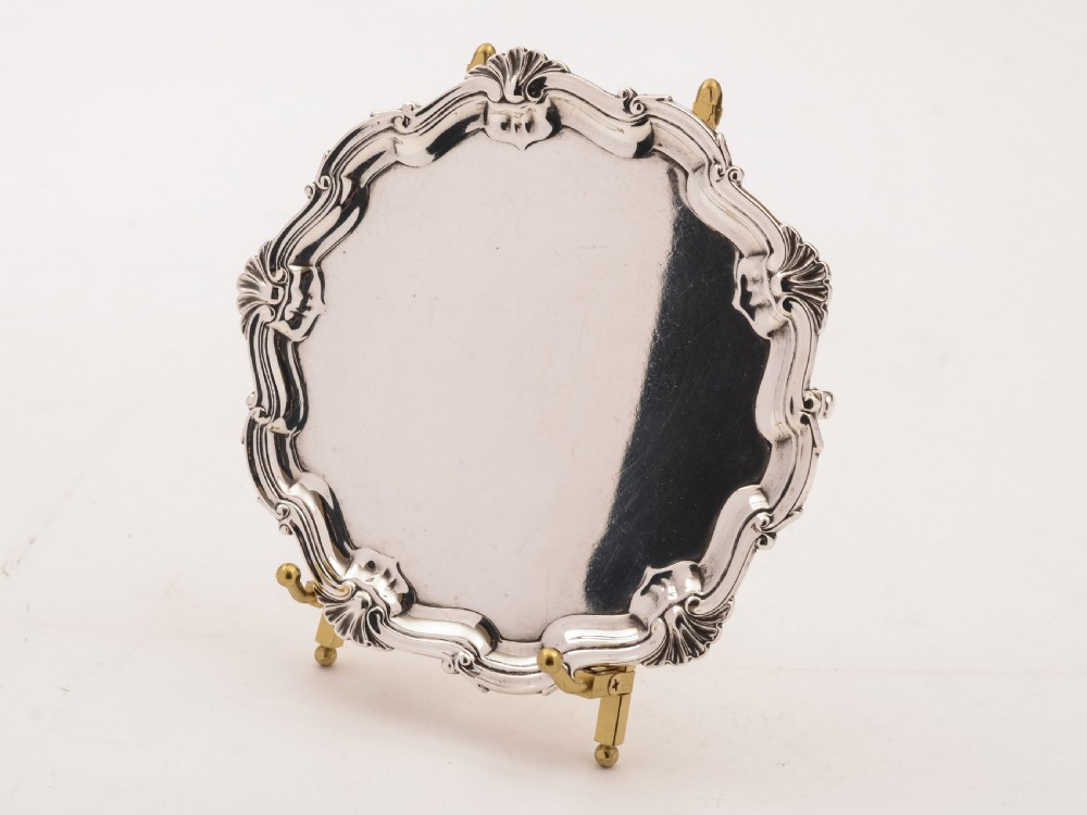 Small Silver Salver, London 1920 View II
