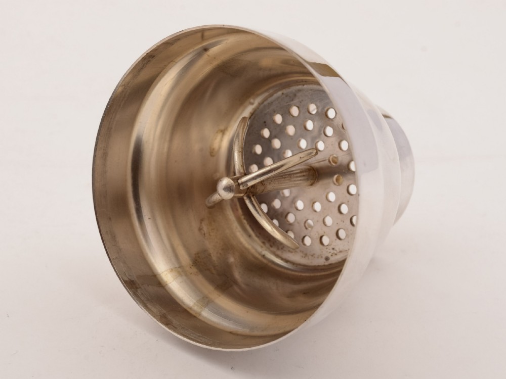 Art Deco Silver Plated Cocktail Shaker, Circa 1930 View II