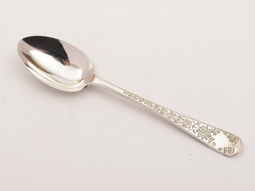 Cased Silver Christening Spoon, London 1889 View III