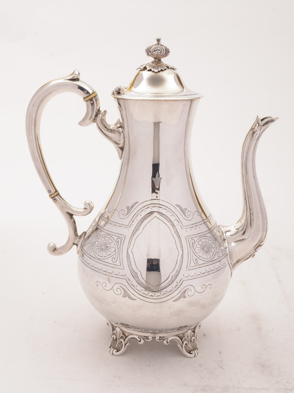 Victorian Silver Plated Tea Set, Circa 1880 View VI