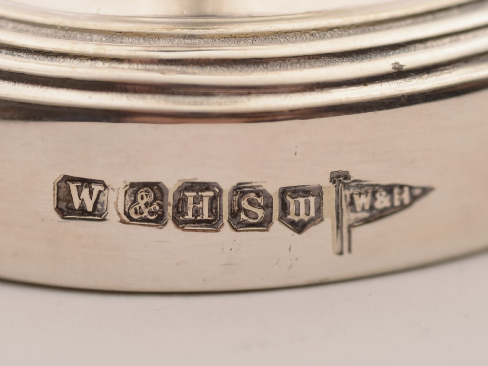 A Good Pair of Silver Plated Candlesticks, Circa 1905 View V