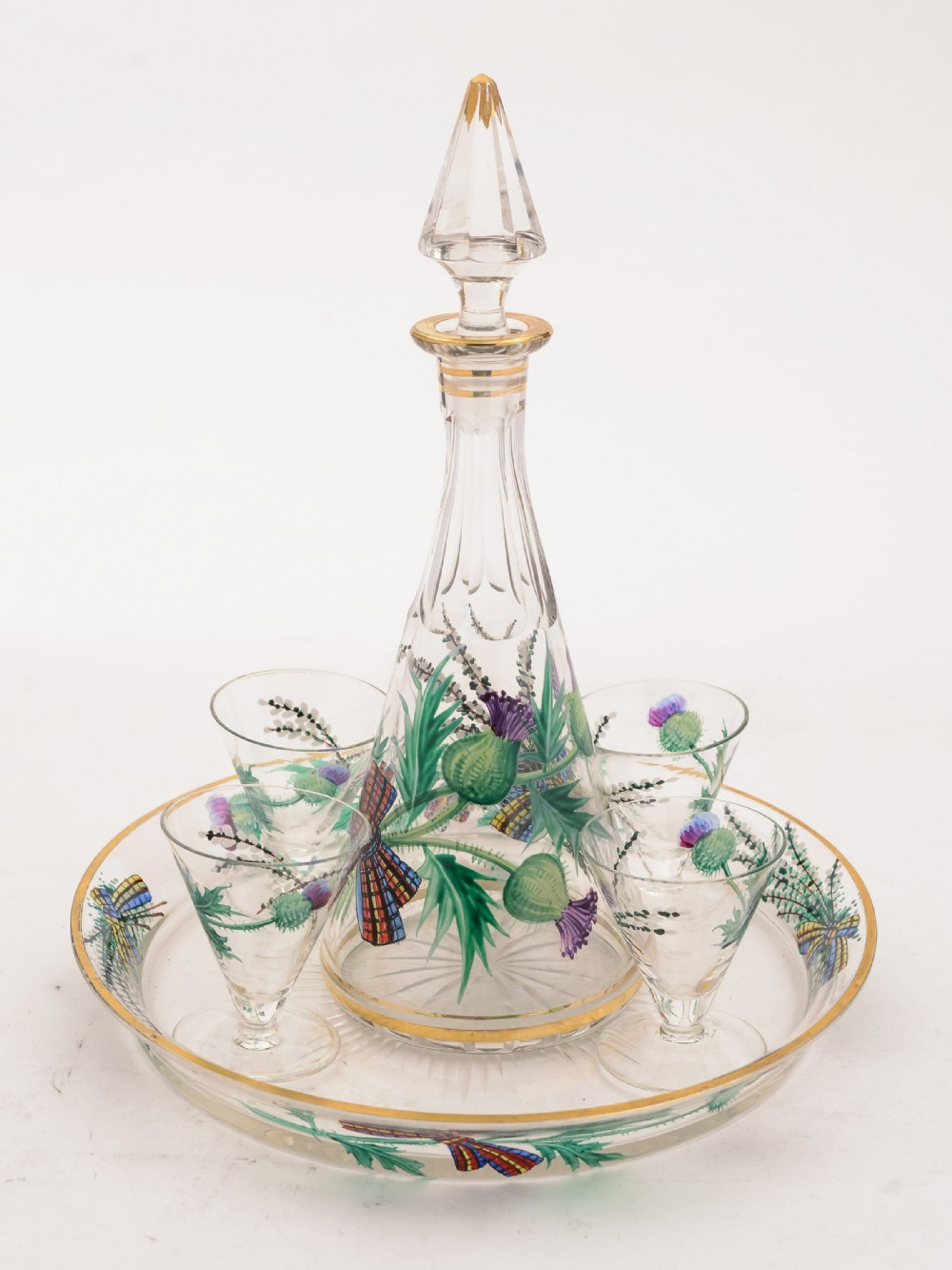 Wonderful Scottish Liqueur Set, Circa 1900