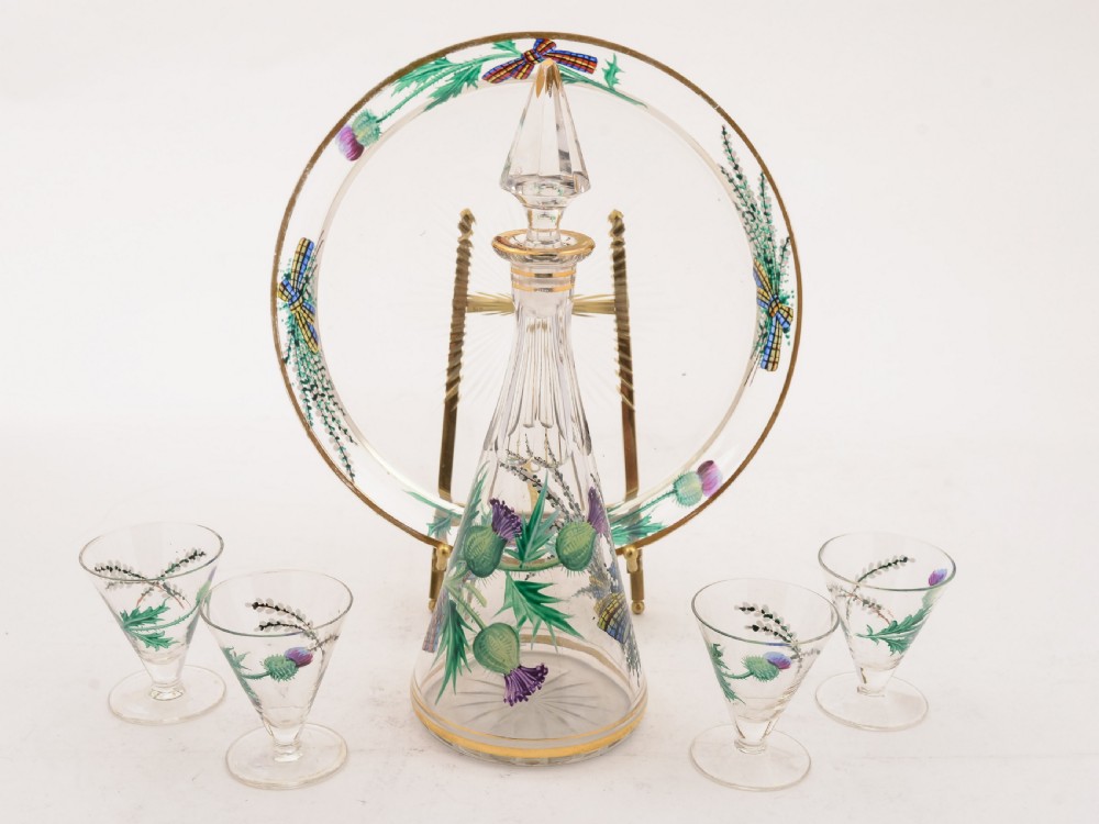 Wonderful Scottish Liqueur Set, Circa 1900 View II
