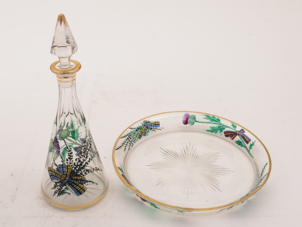 Wonderful Scottish Liqueur Set, Circa 1900 View III