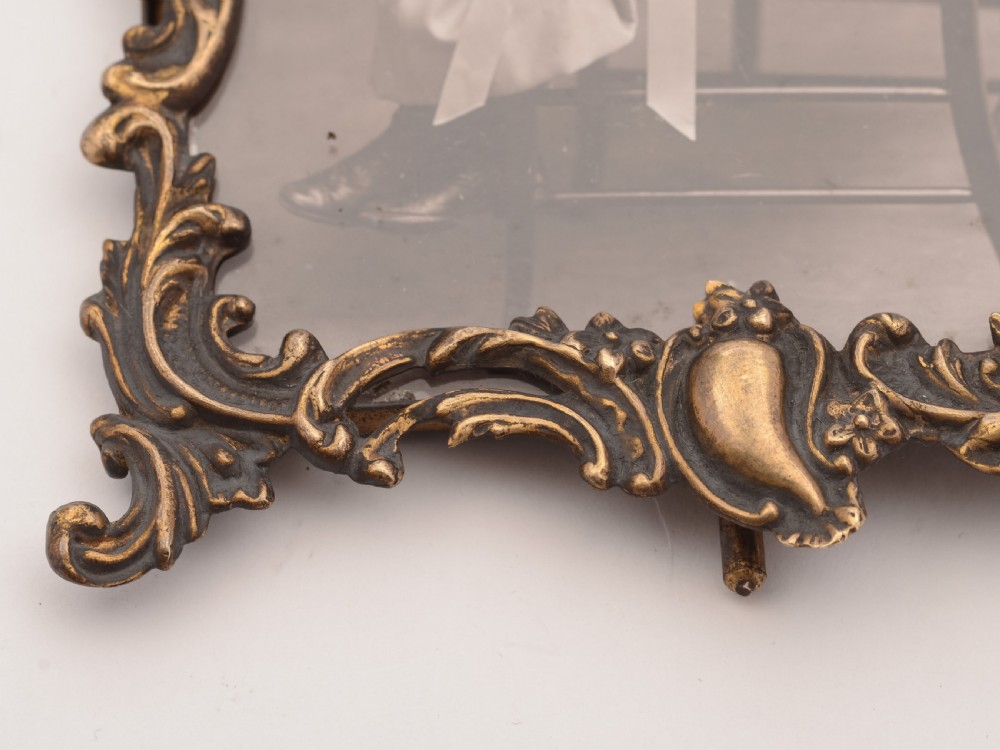 Lovely Pair of Edwardian Brass Photo Frames, Circa 1905 View IV