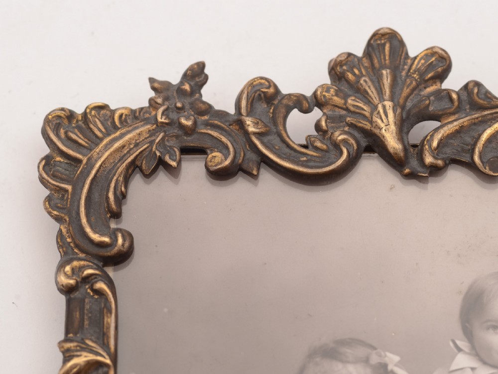 Lovely Pair of Edwardian Brass Photo Frames, Circa 1905 View V