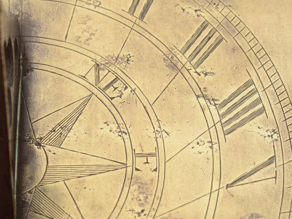 Early 18th Century Brass Sundial, Dated 1715 View V