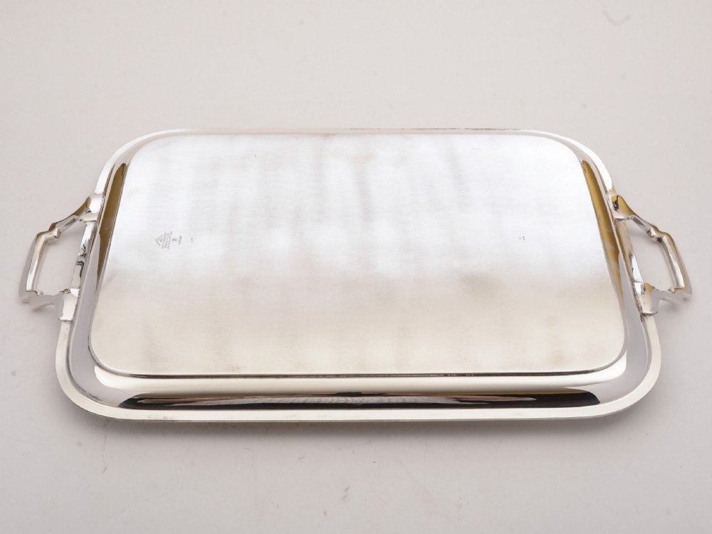 Superb Art Deco Silver Plated Tray, Circa 1930 View VII