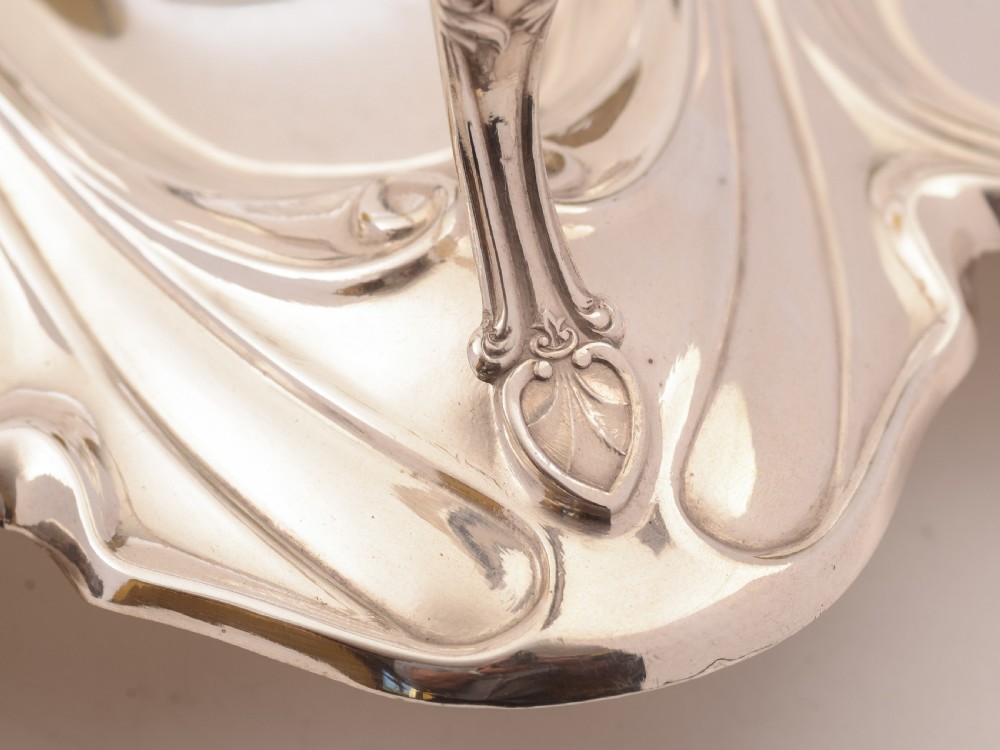 Fabulous Art Nouveau Serving Dish, Circa 1900 View VI