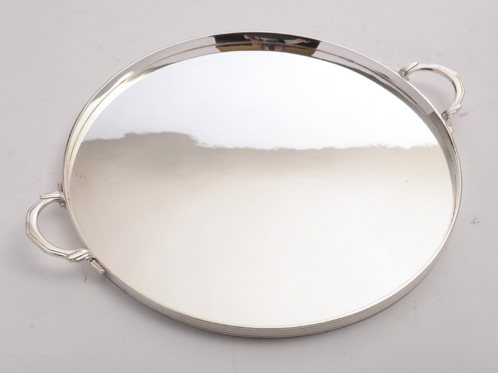 Stunning Art Deco Silver Plated Tray, Circa 1930